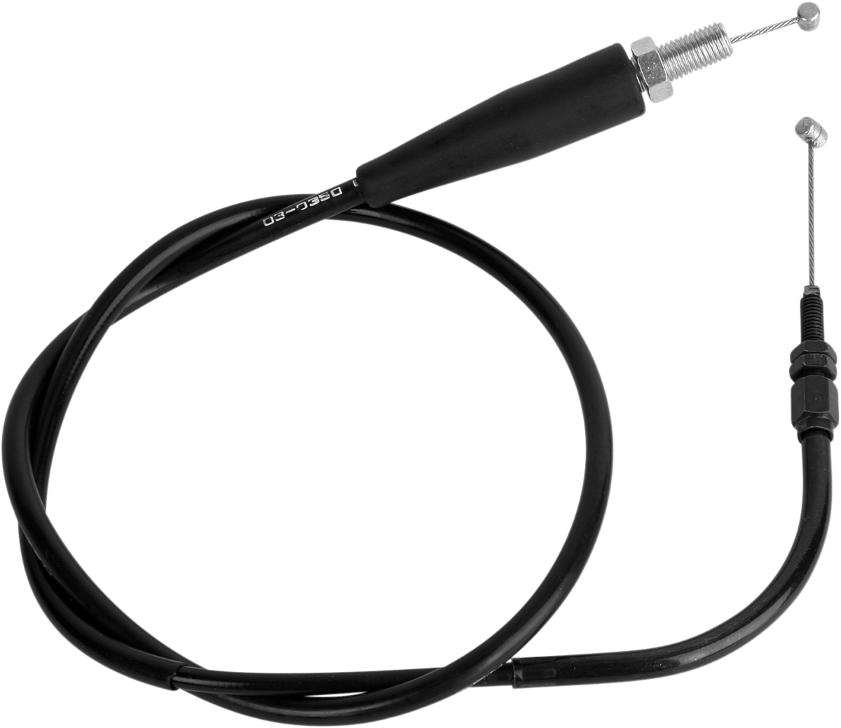 Black Vinyl Throttle Cable