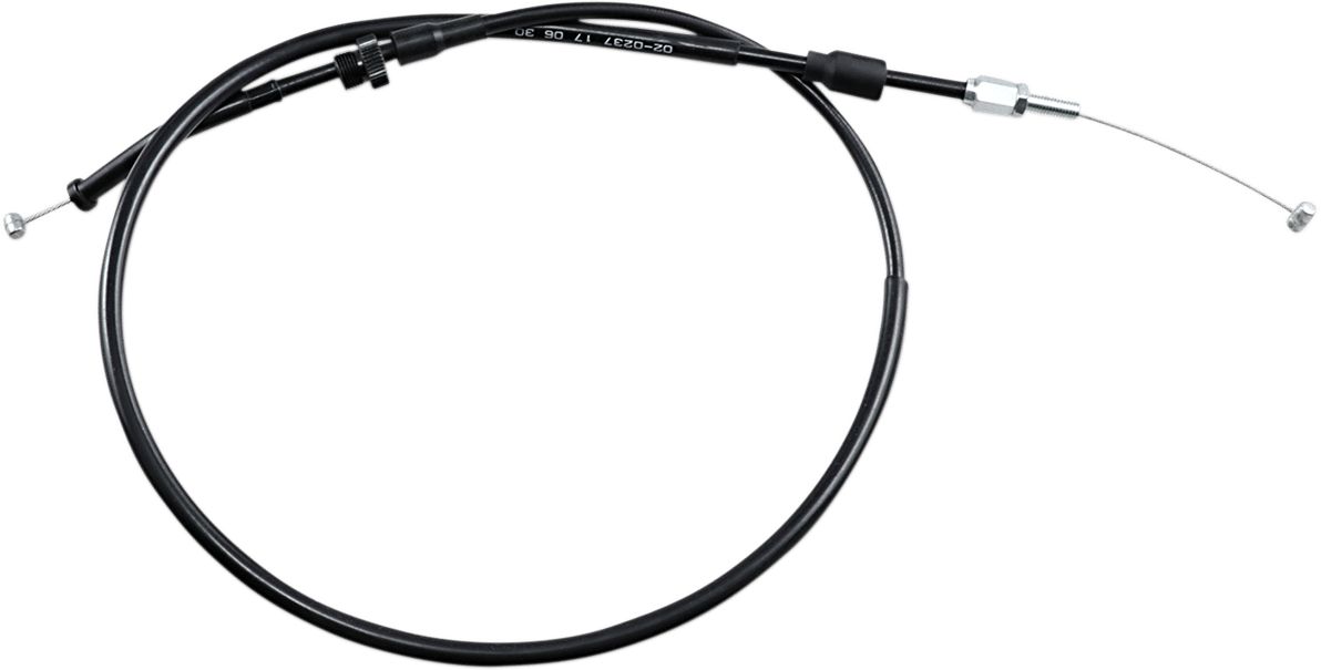 MOTION PRO - 020237 - Black Vinyl Throttle Cable - Push - '87-'96 Vt1100c