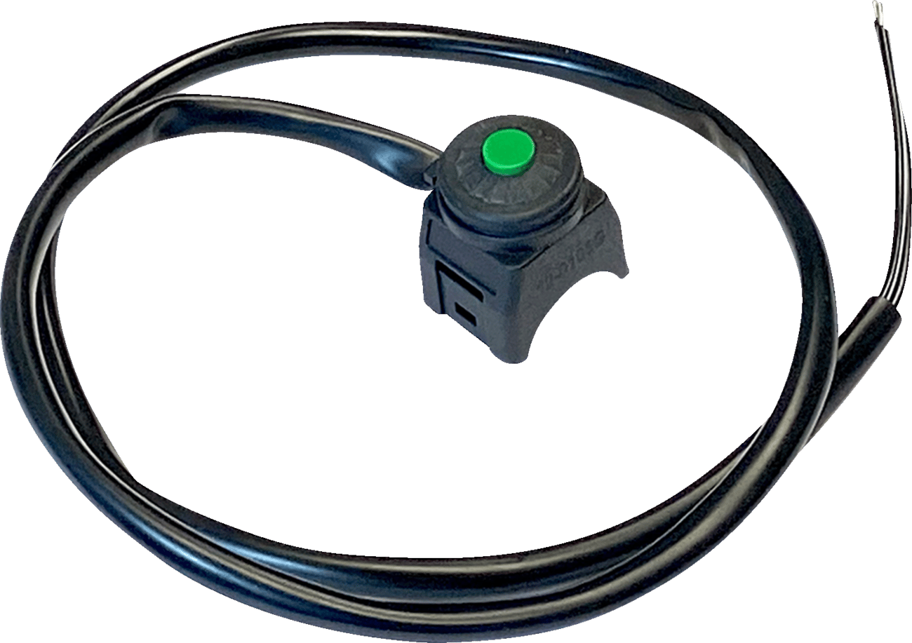 K&S TECHNOLOGIES - 120106G - Momentary Switch - Push-Button - Green - Universal