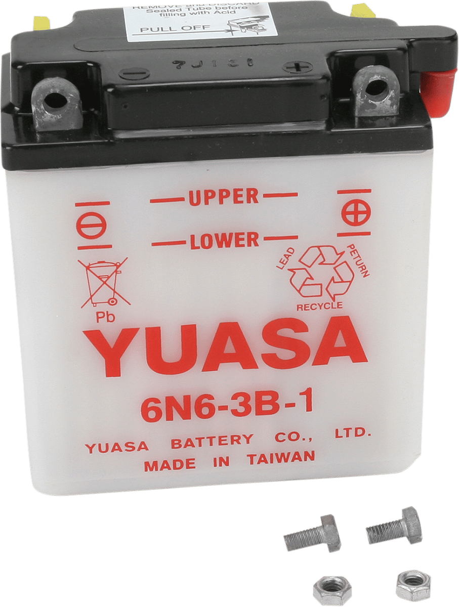 YUASA - YUAM2663B - Conventional Battery — 6 V