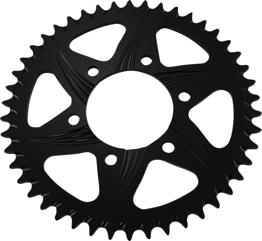 Rear F5 Sprocket Aluminum 46T-520 Blk Hc Kaw