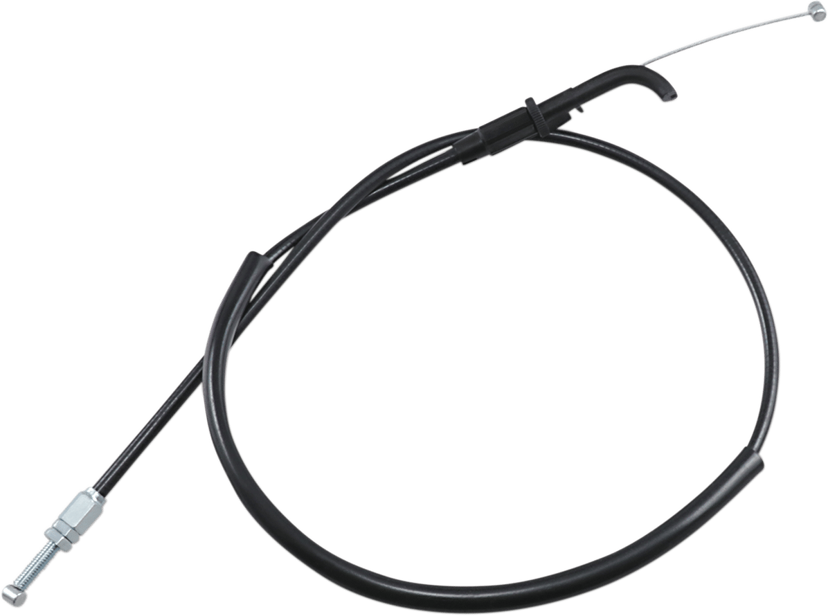 Black Vinyl Throttle Pull Cable