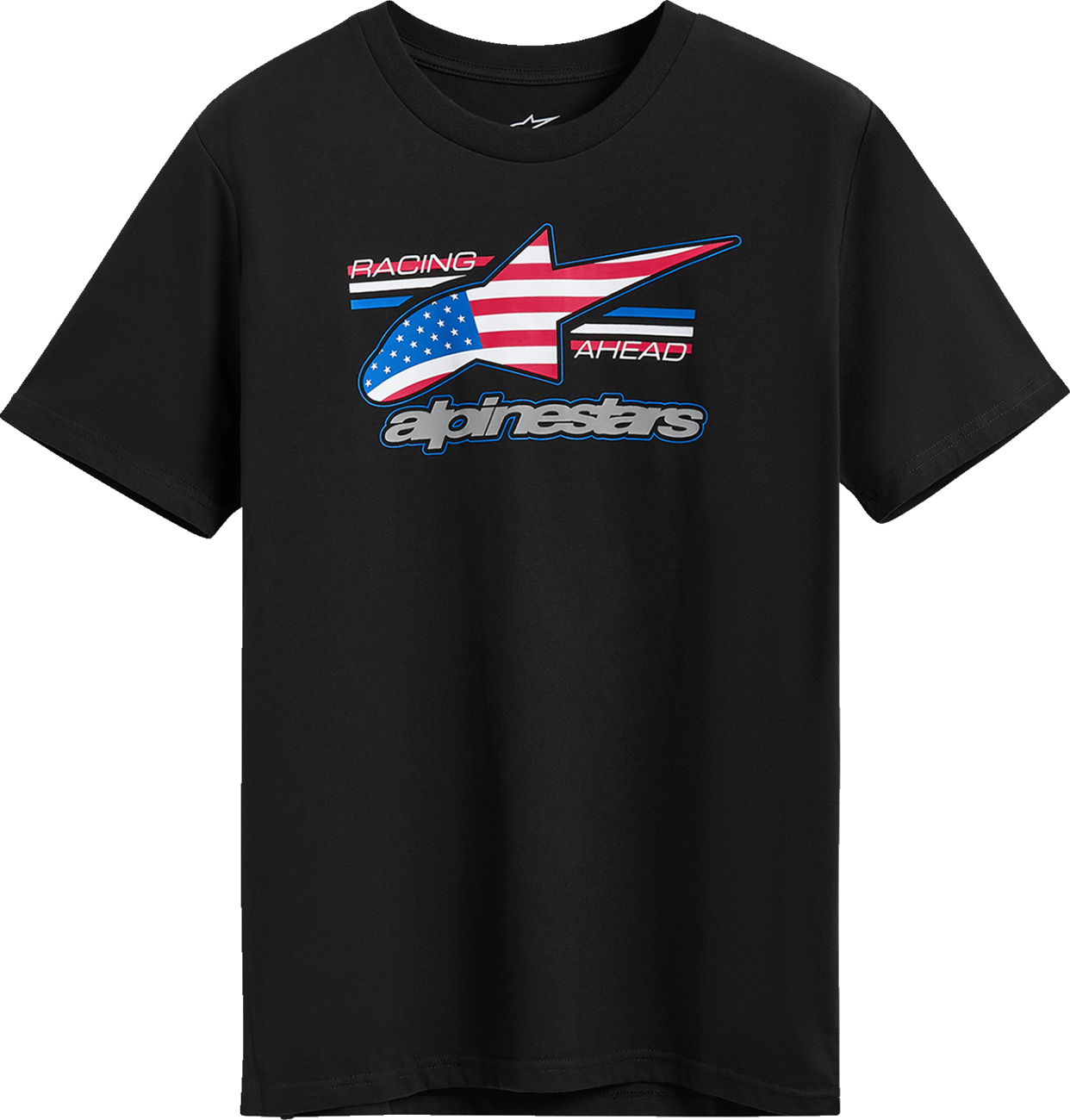 ALPINESTARS - 1235723651017XL - National Csf T-Shirt - Black/Usa - Xl