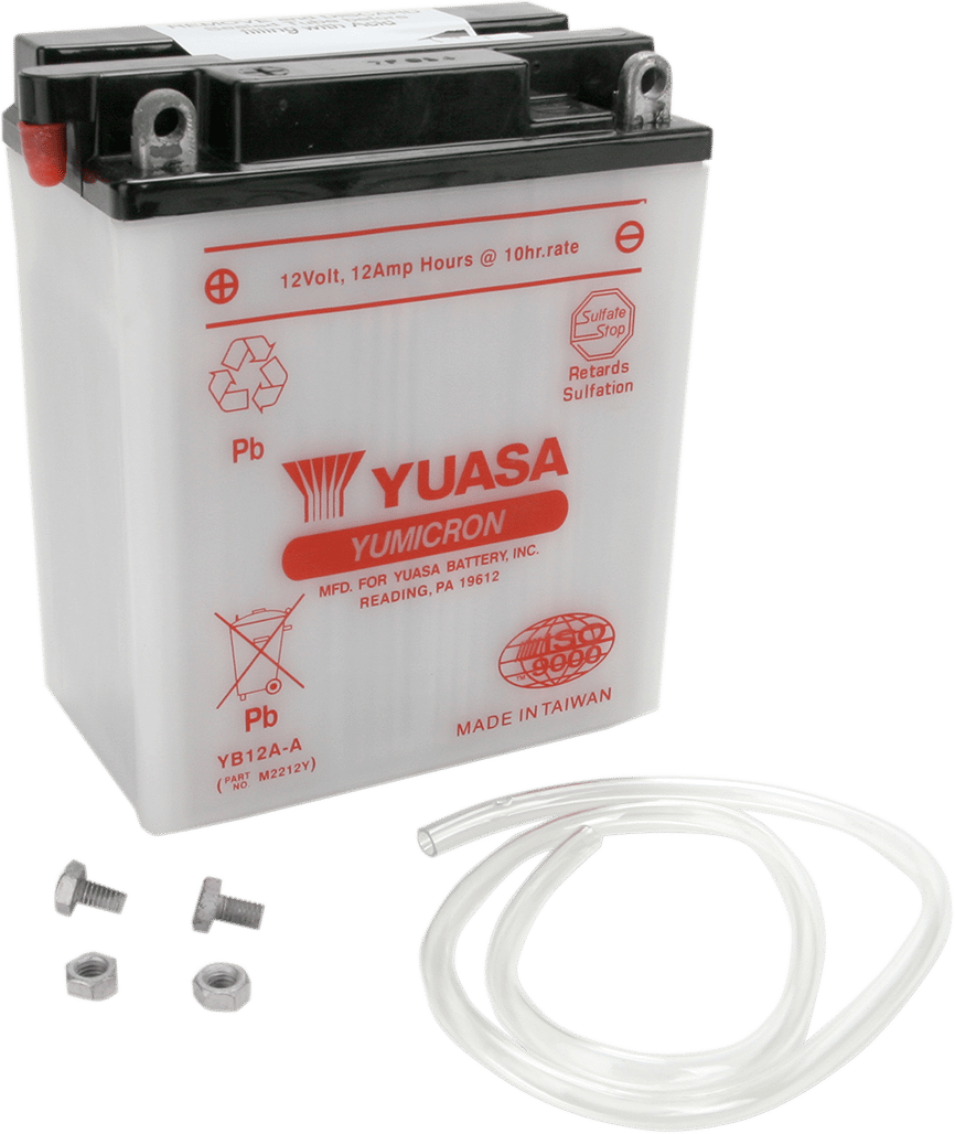 YUASA - YUAM2212Y - Battery - Yb12a-A