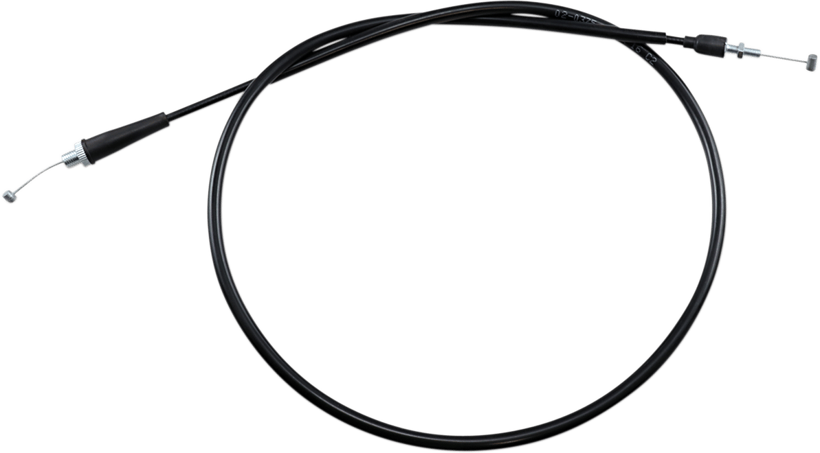 Black Vinyl Throttle Cable