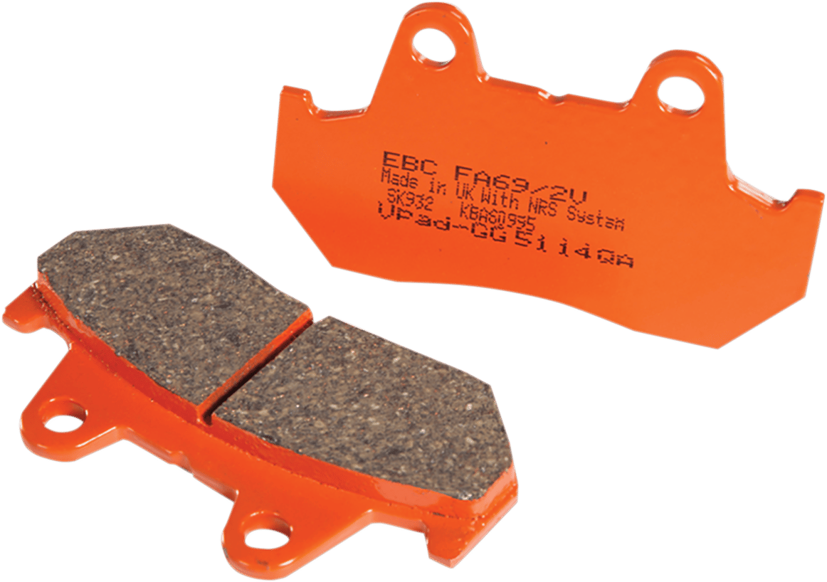 EBC Organic Base FA Brake Pads - FA69/2