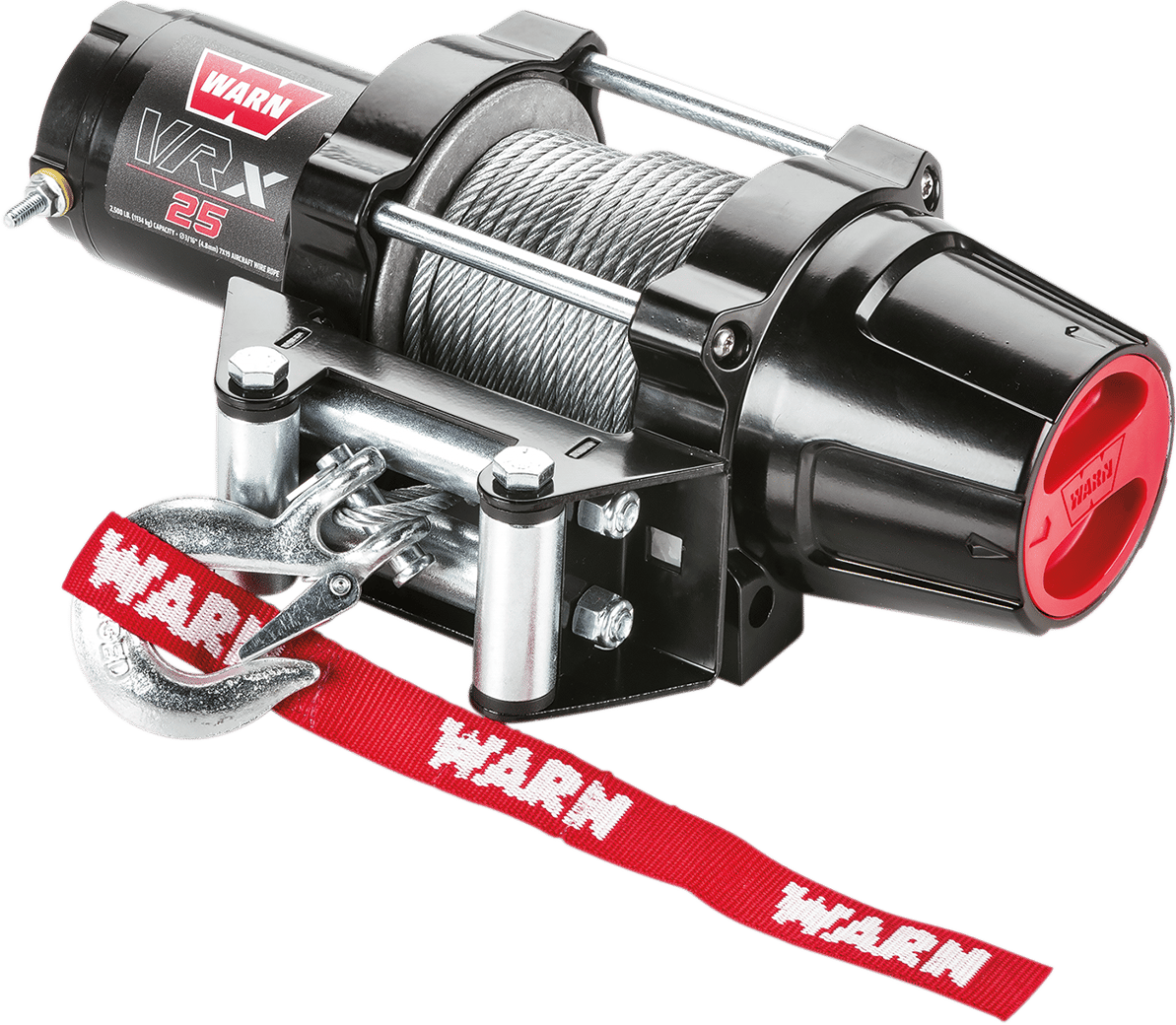 WARN - 101025 - Vrx 25 Winch - Handlebar Rocker Switch - Wire Rope - 50'