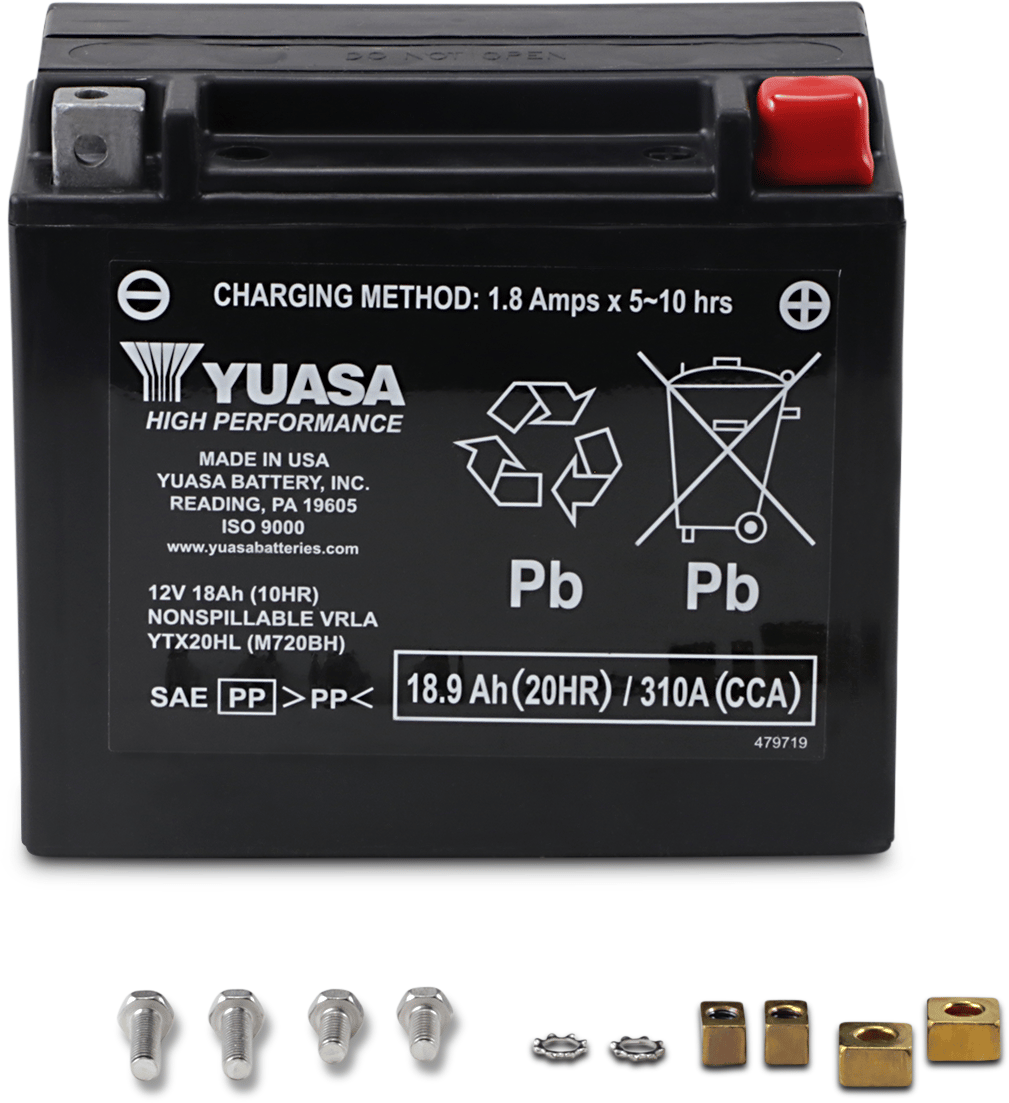YUASA - YUAM720BH - High Performance Agm Maintenance-Free Battery