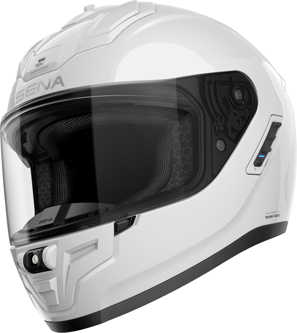SENA - PHANTOMGW00L3 - Phantom Helmet - Gloss White - Large