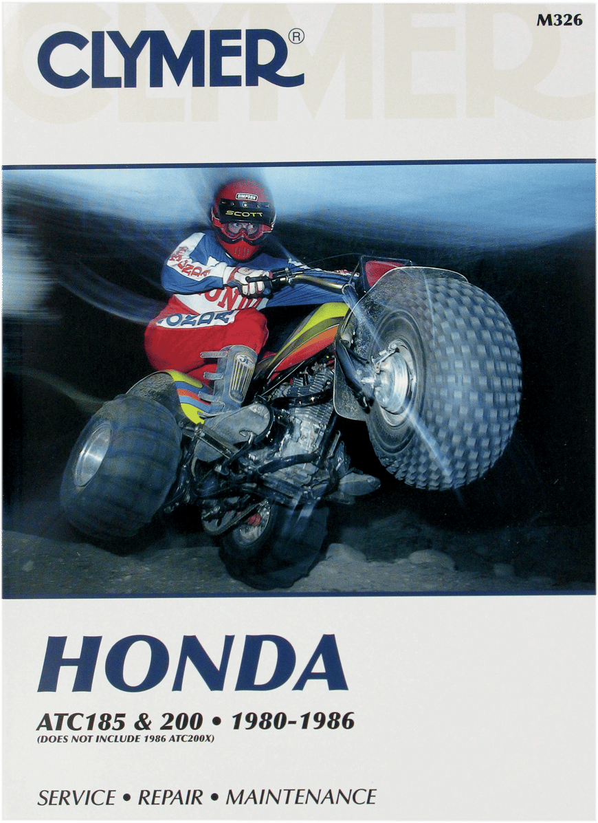 CLYMER - CM326 - Manual - Honda - Atc 185 / 200