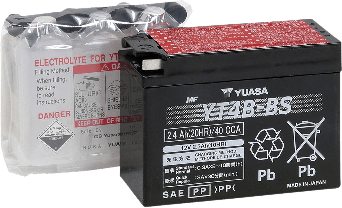 YUASA - YUAM62T4B - Agm Battery - Yt4b-Bs - .12 L