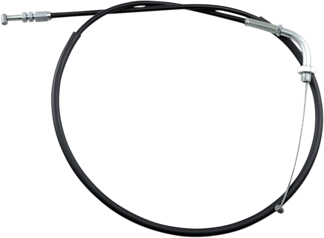 Black Vinyl Throttle Pull Cable