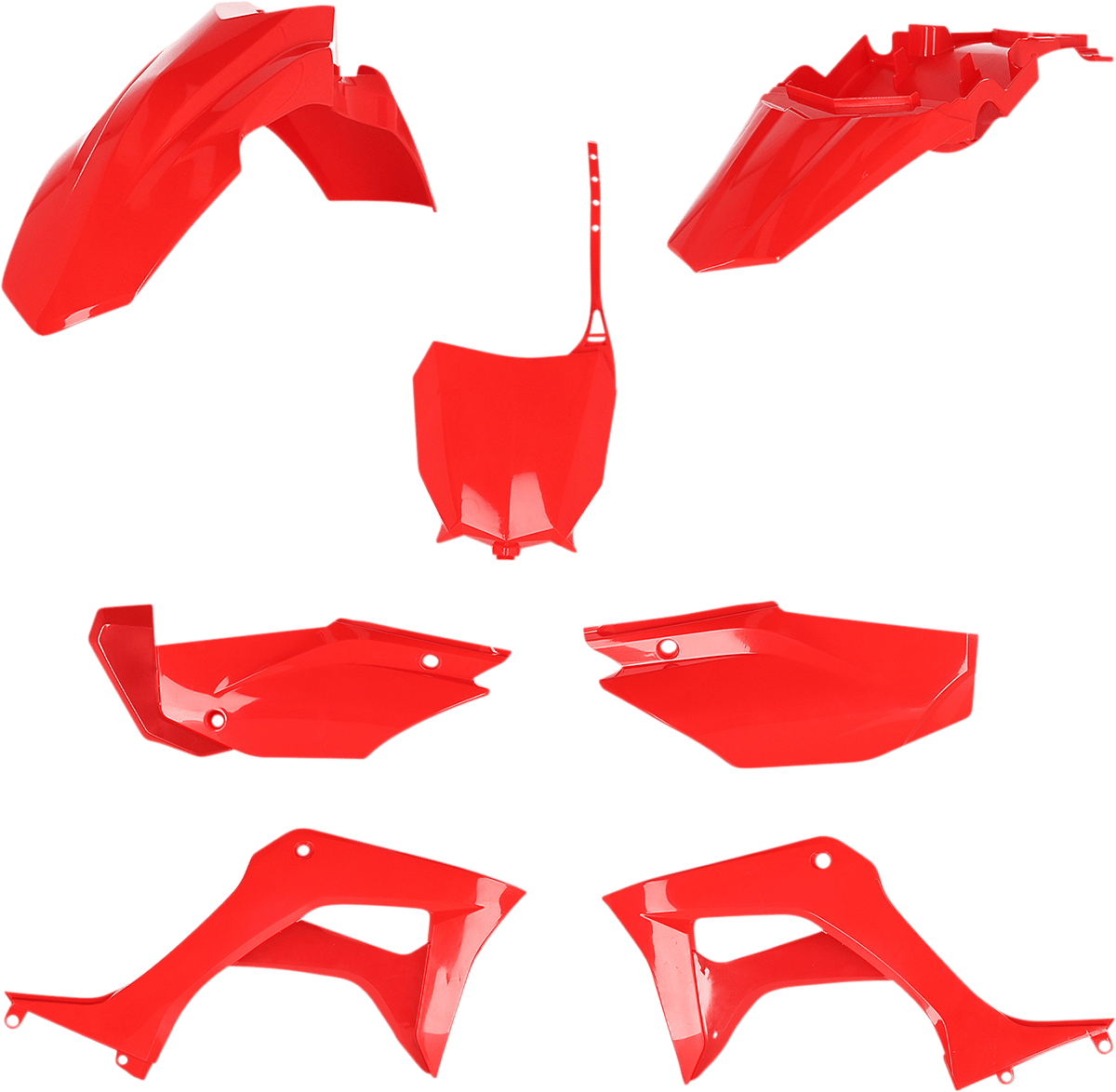 Full Plastic Kit Hon Red