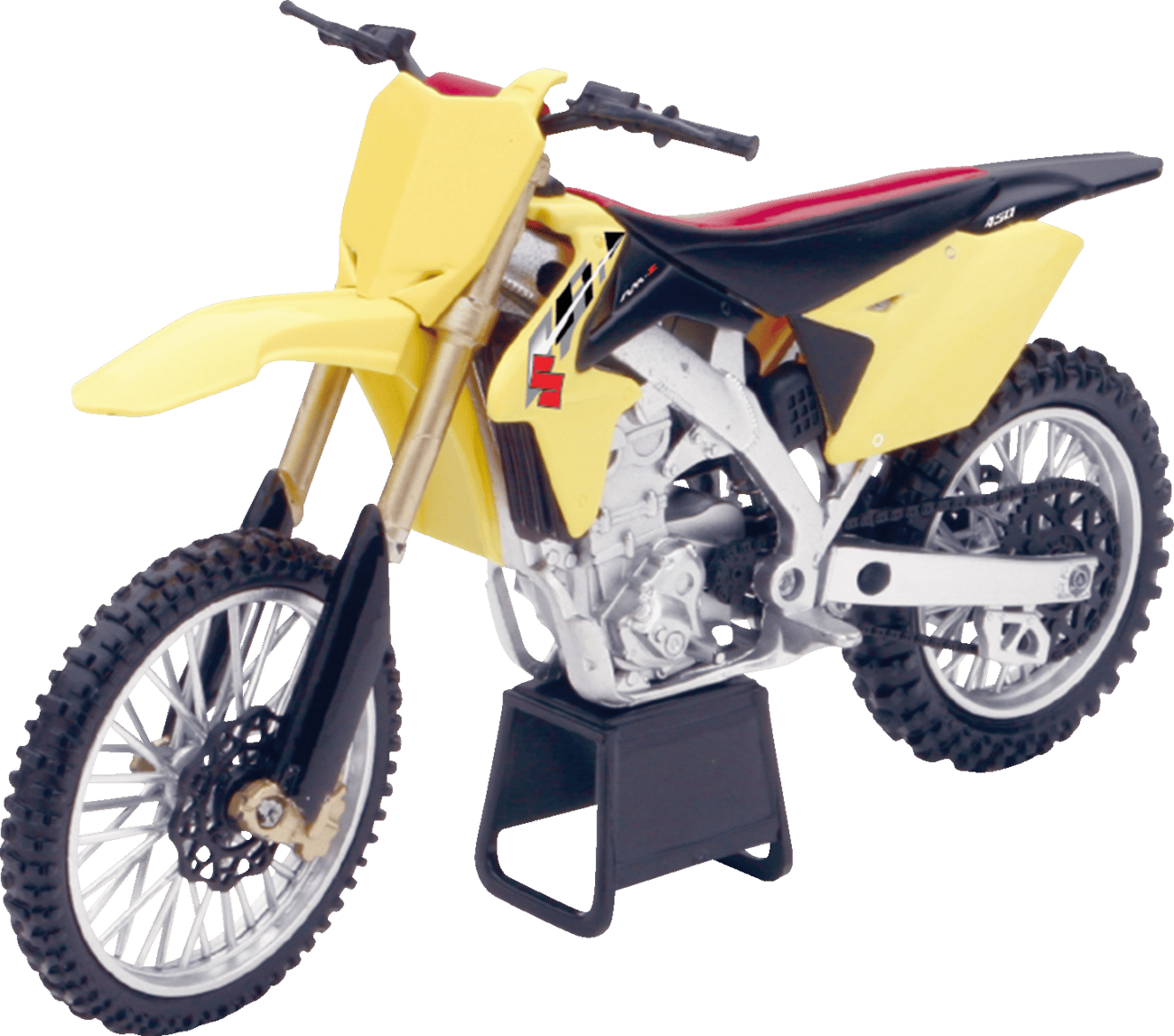 NEW RAY TOYS - 57643 - Suzuki Rm-Z 450 Dirt Bike - 1:12 Scale - Yellow/Black