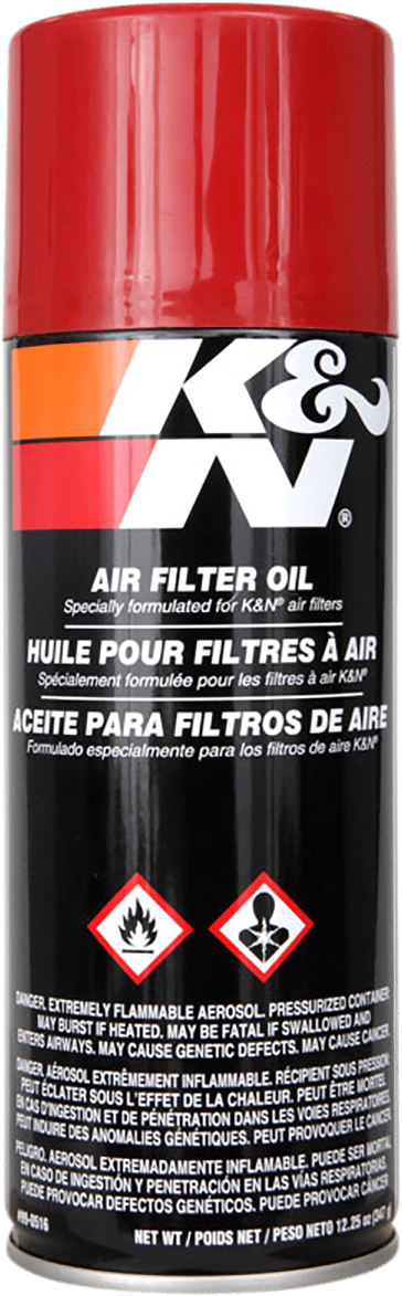 K & N - 990516 - Air Filter Oil - 12.25 Oz. Net Wt. - Aerosol
