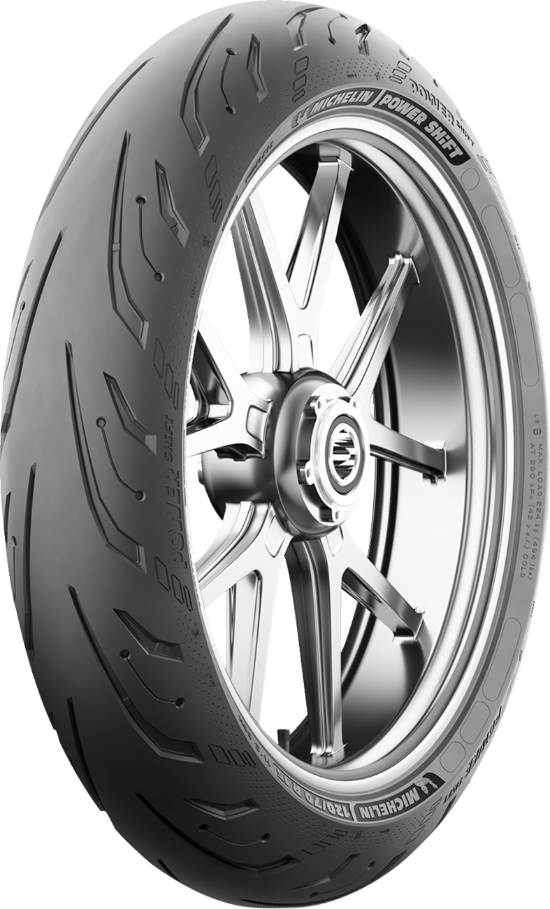 MICHELIN - 54607 - Tire - Power Shift - Front - 120/70R15 - 56H