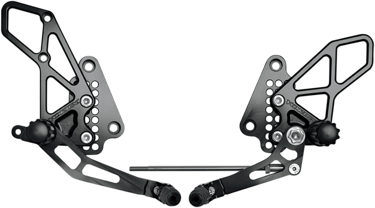 Rear Set Complete Blk Suz