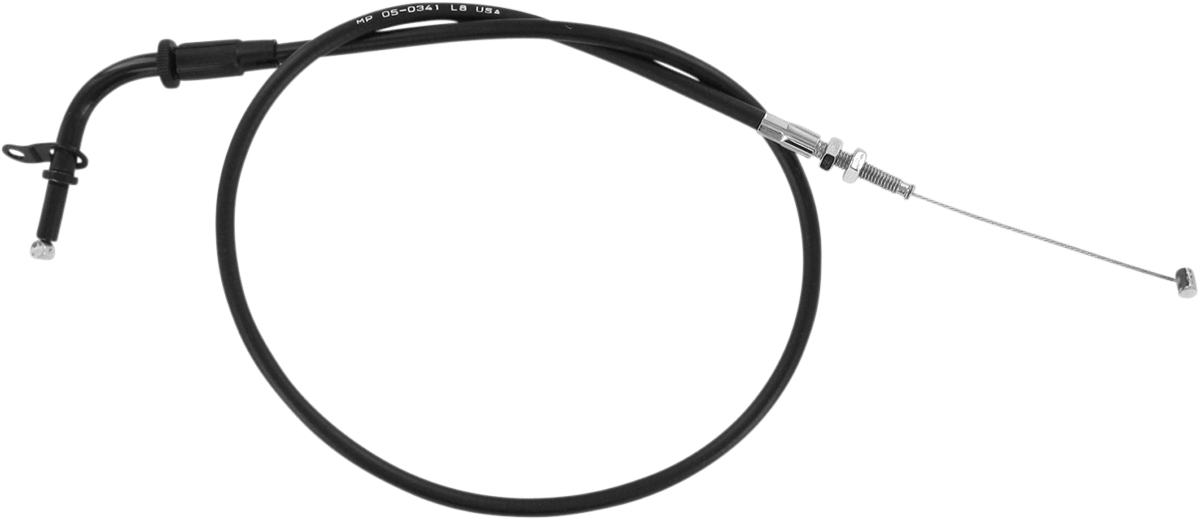MOTION PRO - 050341 - Black Vinyl Throttle Cable - Pull - '99-'02 Yzf-R6