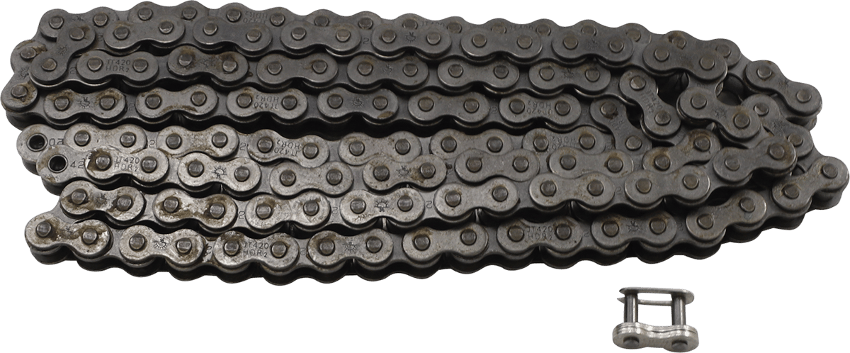 JT CHAINS - JTC420HDR130SL - 420 Hdr - Heavy Duty Drive Chain - Steel - 130 Links