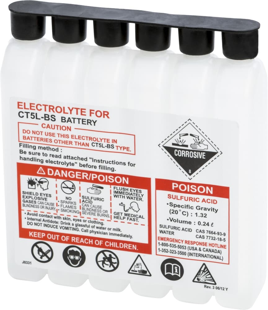 FIRE POWER - 240CC CTX - Sealed Battery Electrolyte Pack