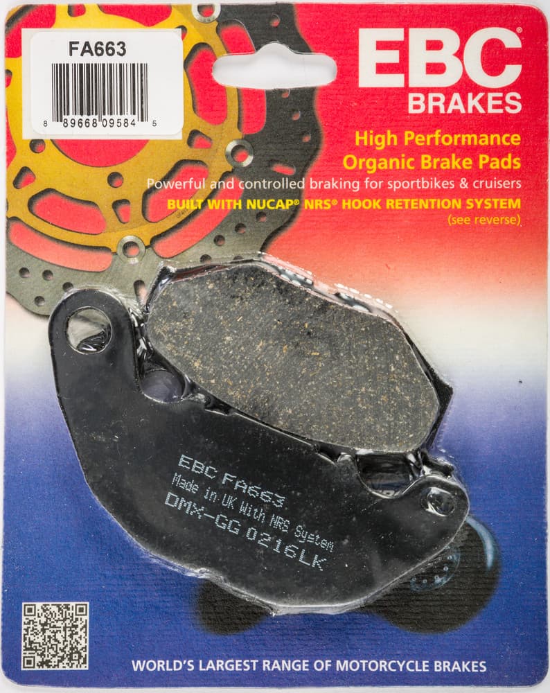 EBC FA663 Organic Brake Pad