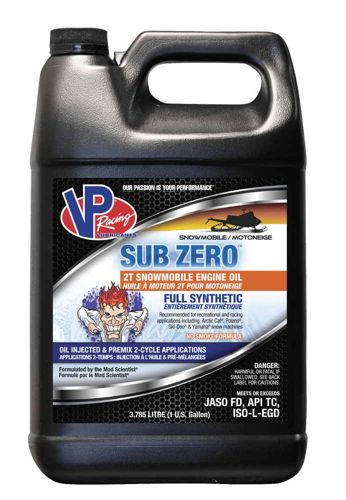 VP RACING Sub-Zeros Syn 2T Snowmobile Oil Two Stroke Engine Oil