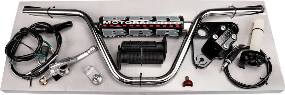 H-Bar/Triple Clamp Kit Black