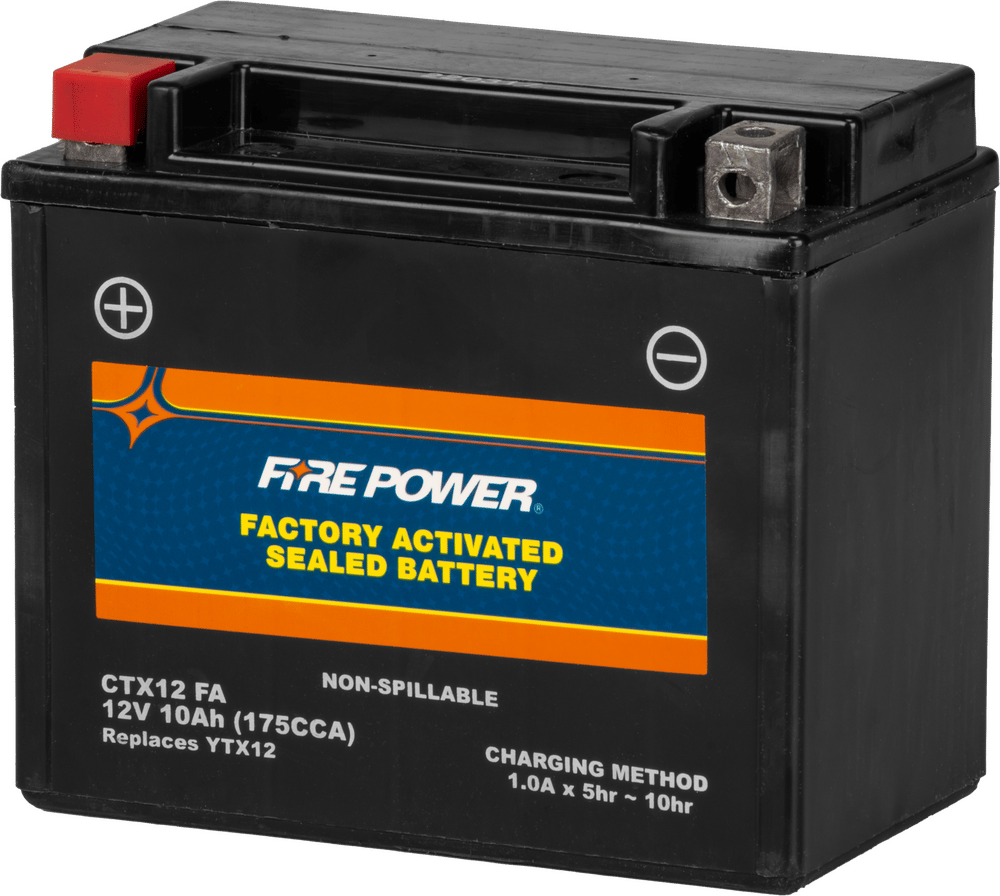 FIRE POWER - CTX12-BS(FA) - Factory Activated Sealed Battery