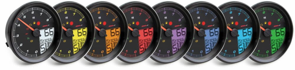 KOSO HD-05 Multifunction 4.5" Gauge Speedometer Tachometer