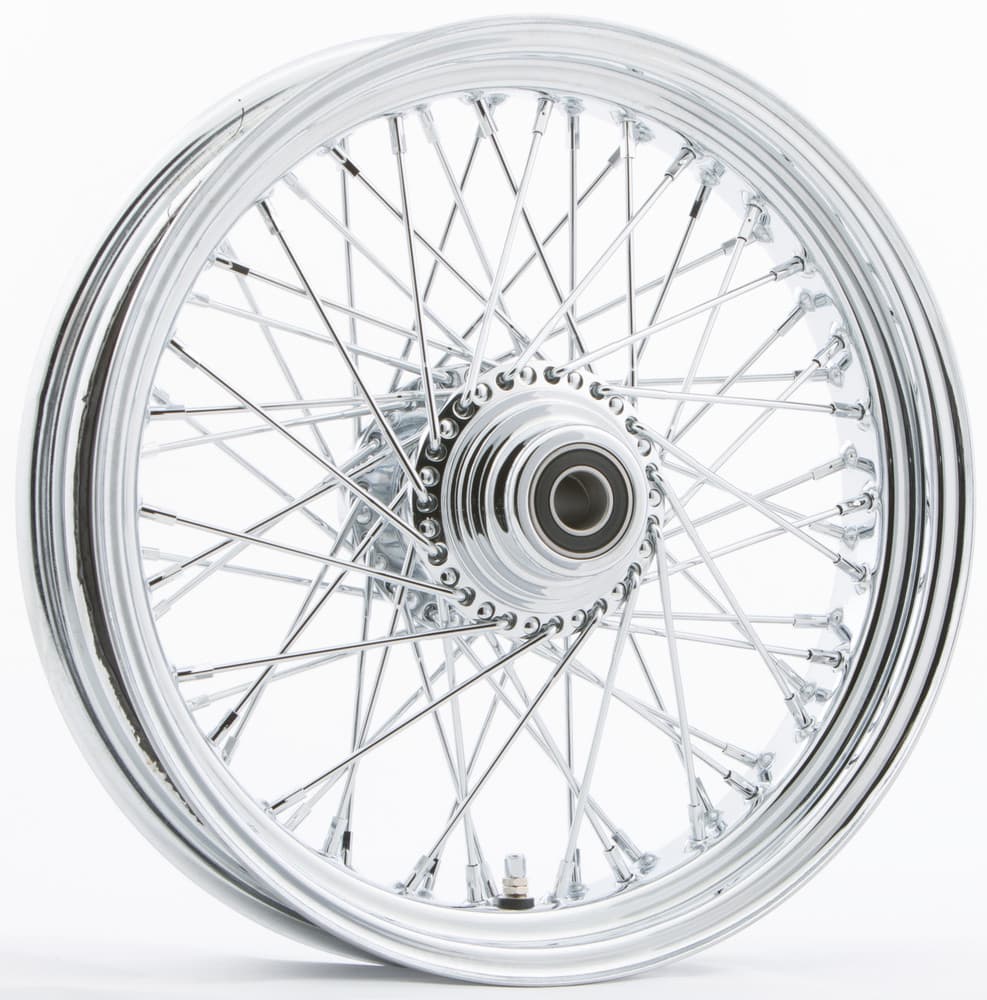 Front 60-SPK SD CHROME 21X2.15 WG-HUB 3/4" AXL 00 LTR