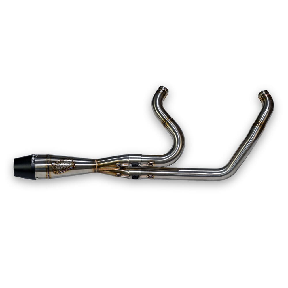 SAWICKI Intmdtr M8 Softail Shorty Slip-On Exhaust
