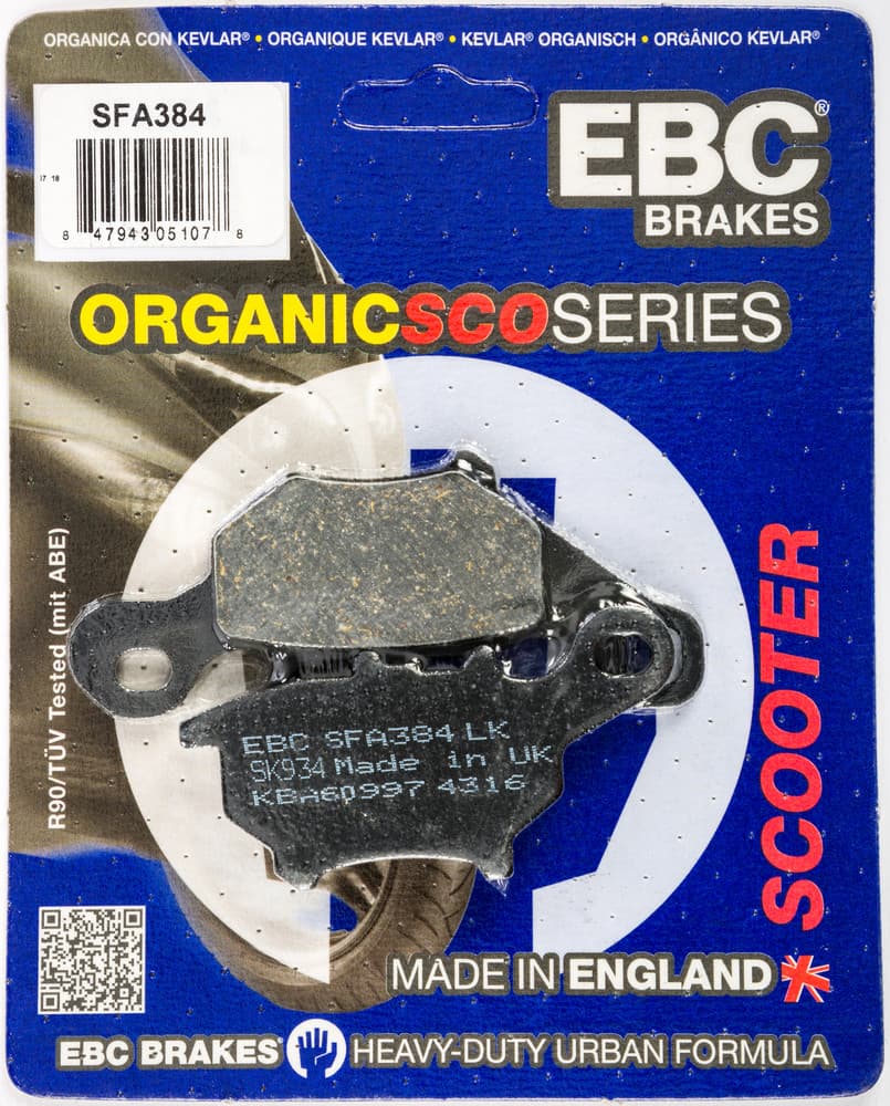 EBC Organic Brake Pads brake pad - SFA384