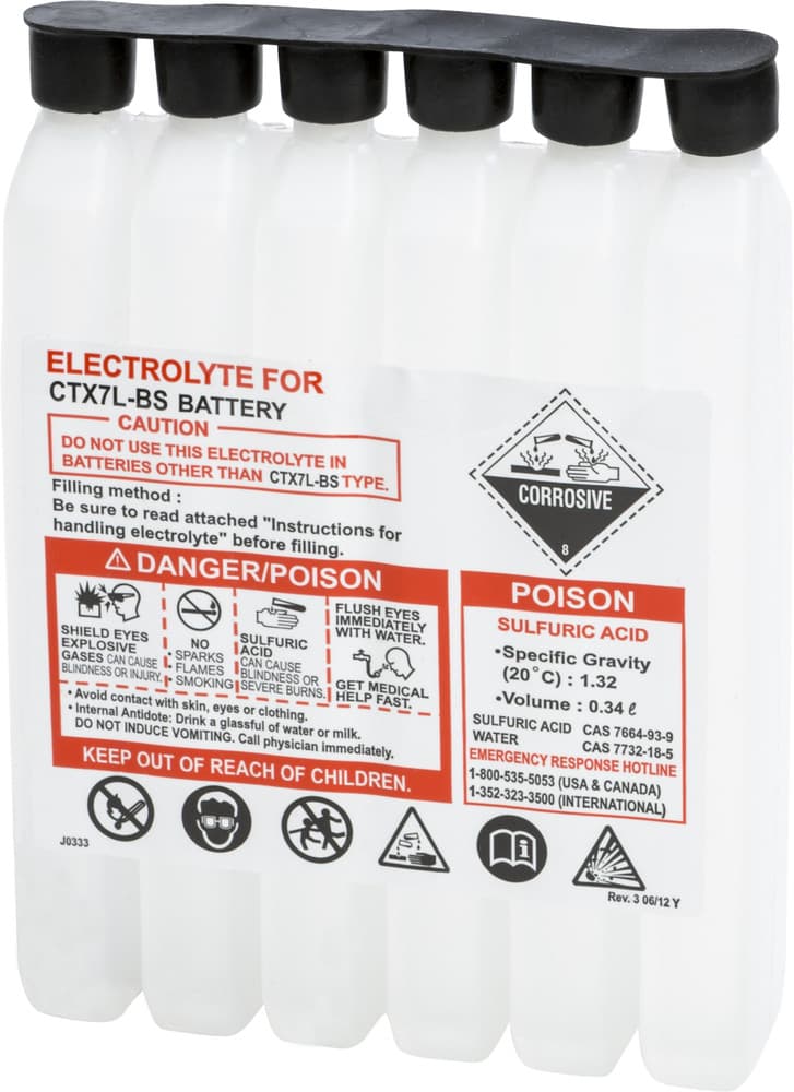 FIRE POWER - 340CC CTX - Sealed Battery Electrolyte Pack