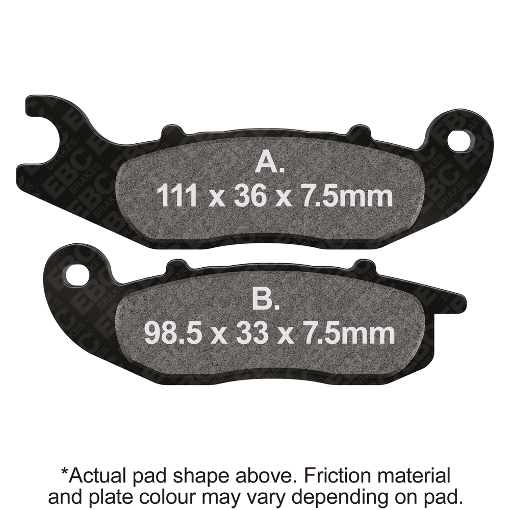 EBC Organic Brake Pads - SFA693