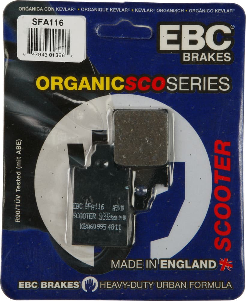 Brake Pads SFA116 Organic