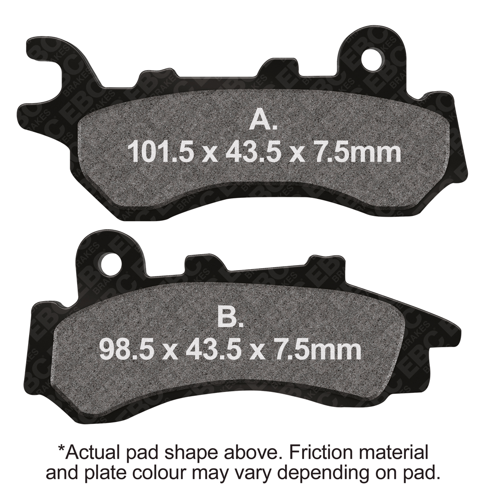 EBC Organic Brake Pads Brake Pad - SFA723