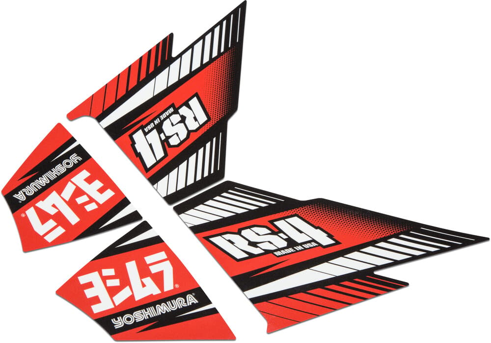 RS-4 Muffler Decal Set 4/PCS