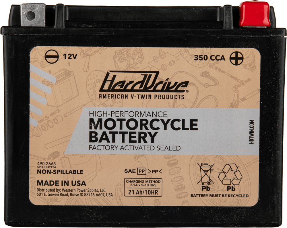 HARDDRIVE - HRDM7250H - Agm Sealed Battery