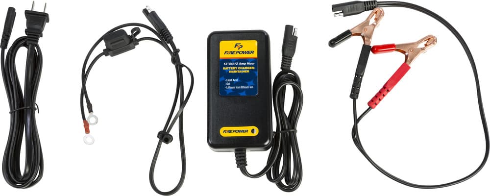 FIRE POWER - HBC-LF0201 - 12V/2 Amp Battery Charger