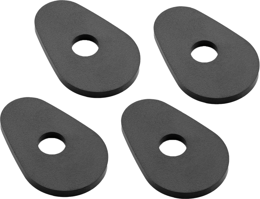 Turn Signal Mounting Kit 4 Pcs Black