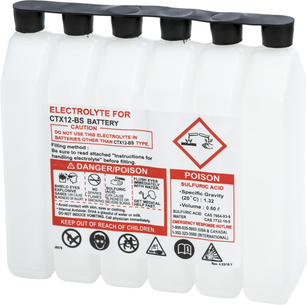 FIRE POWER - 600CC CTX - Sealed Battery Electrolyte Pack