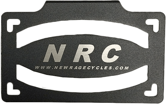 NEW RAGE CYCLES License Plate Mount - 959-FEB