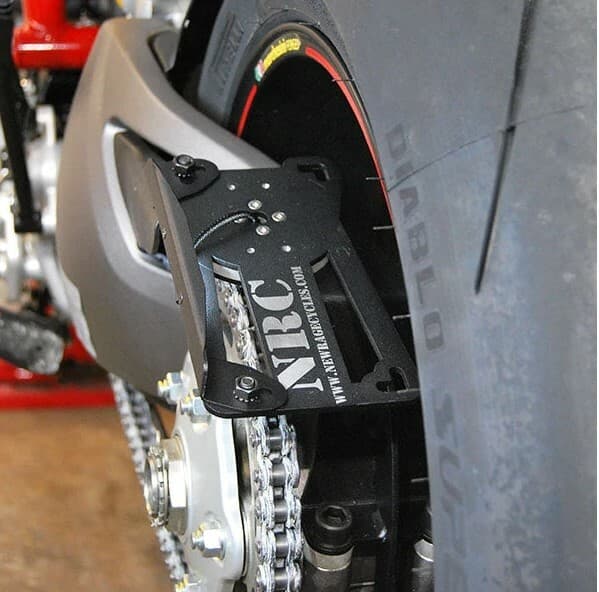 NEW RAGE CYCLES Side Mount License Plate Mount - 950-SIDE