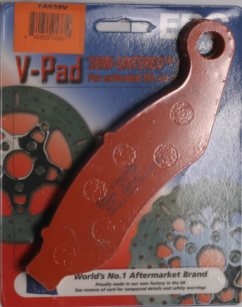 EBC FA638V Semi-Sintered Brake Pad