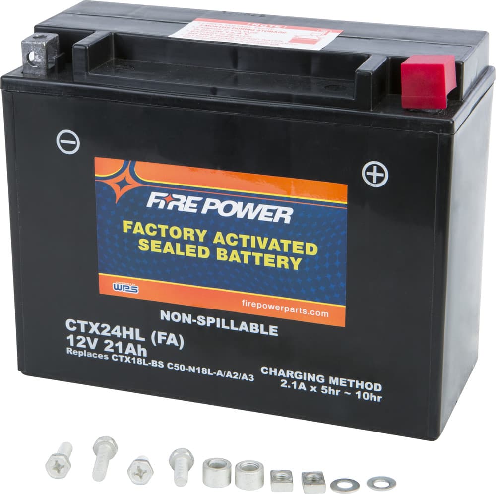 FIRE POWER - CTX24HL-BS(FA) - Factory Activated Sealed Battery