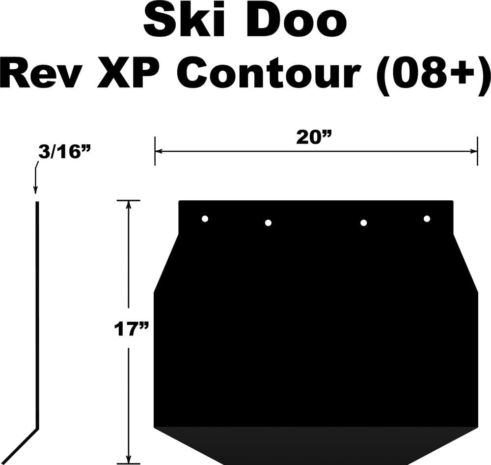 PDP - SF-XP08PB - Snow Flap