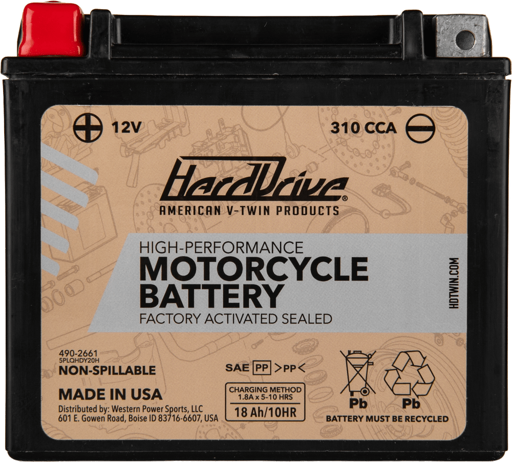 HARDDRIVE - HRDM72RBH - Agm Sealed Battery