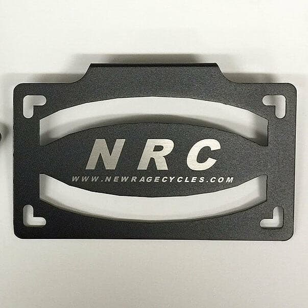NEW RAGE CYCLES License Plate Mount - HYPER-FEB