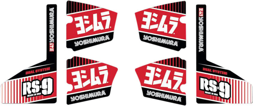 RS-9 Muffler Decal Set 6/PCS