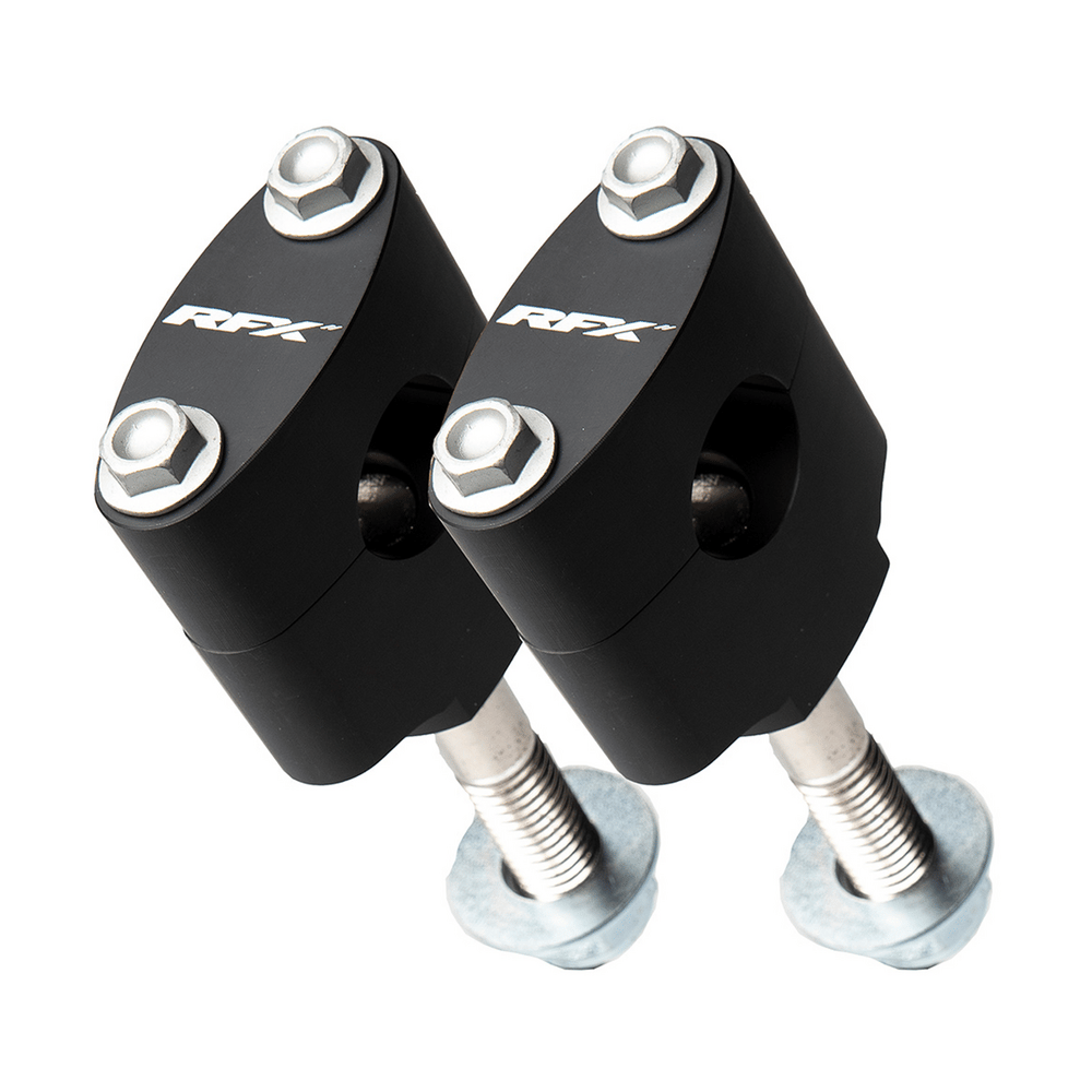 RFX Handlebar Mounts Bar Mount Riser Clamp - FXHM 10028 55BK